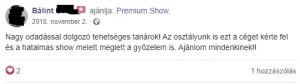 Szalagavató Győr vélemény Premium Show 2 Bt. Győrben